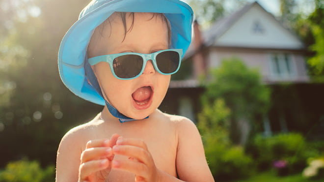 The importance of sunglasses for children